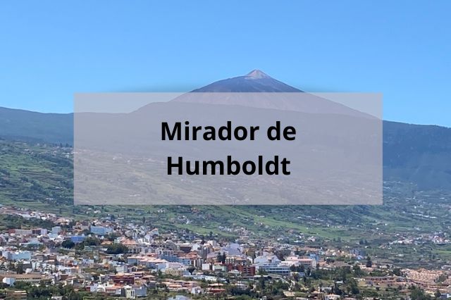 Mirador de Humboldt en La Orotava